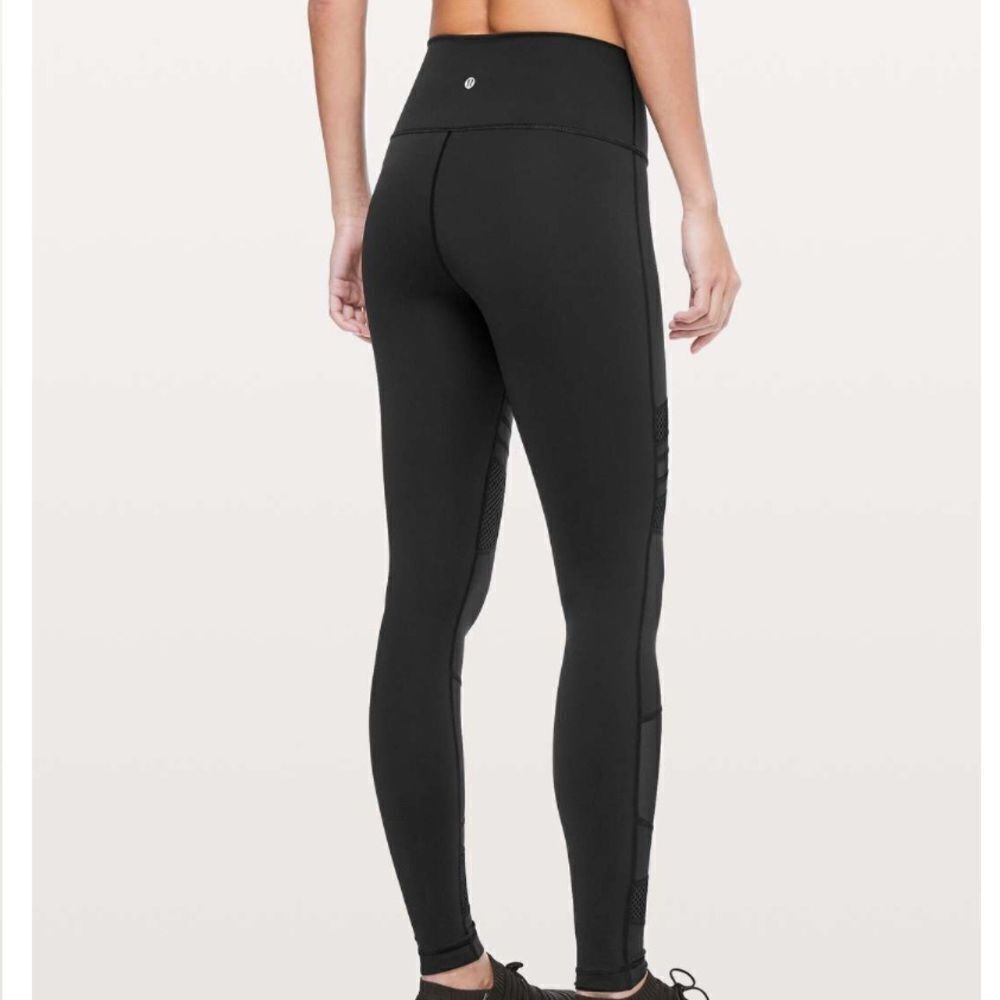 Lululemon High Rise Tight Tech & Mesh Mix - Picture 3 of 8